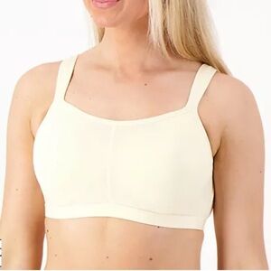 Breezies Comfort Zone Full Coverage T-Shirt Bra White Sz 36C